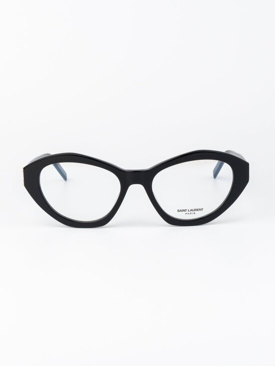 Saint Laurent MONOGRAM Women Eyeglasses Black Cat Eye SLM60OPT 001 NEW AUTHENTIC